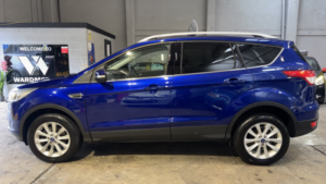 2016 Ford Kuga 2.0 Tdci Titanium Diesel Blue 4WD 5dr Satnav+10 Stamps+cruise+dab in Blue — image 3