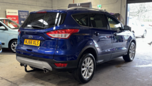 2016 Ford Kuga 2.0 Tdci Titanium Diesel Blue 4WD 5dr Satnav+10 Stamps+cruise+dab in Blue — image 6