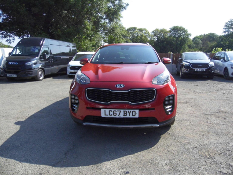 2017 Kia Sportage 1.6 T-Gdi Gt-Line Dct AWD Euro 6 5dr in Red — image 1