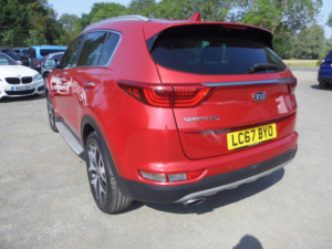 2017 Kia Sportage 1.6 T-Gdi Gt-Line Dct AWD Euro 6 5dr in Red — image 3
