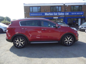 2017 Kia Sportage 1.6 T-Gdi Gt-Line Dct AWD Euro 6 5dr in Red — image 6