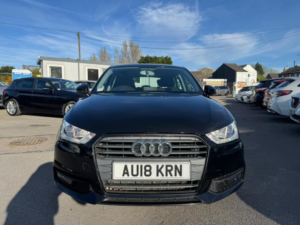 2018 Audi A1 1.0 Tfsi Sport Sportback Euro 6 (s/s) 5dr (nav) in Black — image 2