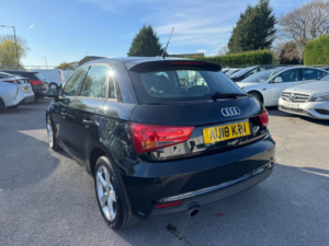 2018 Audi A1 1.0 Tfsi Sport Sportback Euro 6 (s/s) 5dr (nav) in Black — image 3