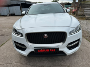 2018 Jaguar F-Pace 2.0 D180 R-Sport in White — image 3