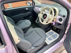 2013 Fiat 500 0.9 Twinair Lounge Dualogic Euro 5 (s/s) 3dr in Pink — image 4