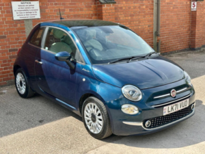 2021 Fiat 500 1.0 Mhev Dolcevita Euro 6 (s/s) 3dr in Blue — image 2