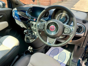 2021 Fiat 500 1.0 Mhev Dolcevita Euro 6 (s/s) 3dr in Blue — image 5