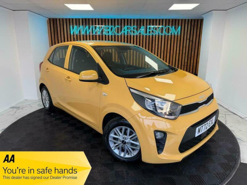 2022 Kia Picanto 1.0 Dpi 2 AMT Euro 6 (s/s) 5dr in Yellow — image 1