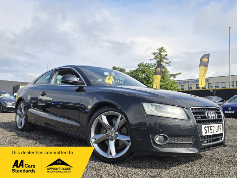 2008 Audi A5 3.0 Tdi V6 Sport Coupe 2dr Diesel Manual Quattro Euro 4 (240 Ps) in Black — image 1