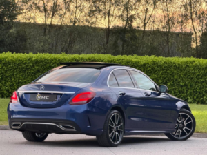 2018 Mercedes-Benz C Class 2.0 C220d Amg Line (premium Plus) G-Tronic+ Euro 6 (s/s) 4dr in Blue — image 3