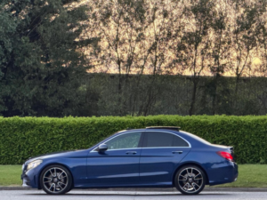 2018 Mercedes-Benz C Class 2.0 C220d Amg Line (premium Plus) G-Tronic+ Euro 6 (s/s) 4dr in Blue — image 4