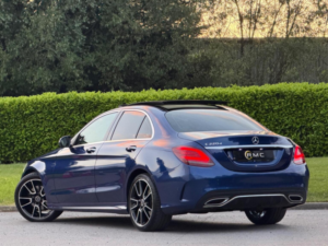 2018 Mercedes-Benz C Class 2.0 C220d Amg Line (premium Plus) G-Tronic+ Euro 6 (s/s) 4dr in Blue — image 5