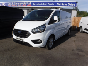 2023 Ford Transit Custom 2.0 Transit Custom Limited Van 300 L2 2.0l Ecoblue 130ps Fwd 6 Speed Manual in White — image 1