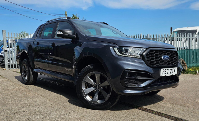 2021 Ford Ranger 2.0 Ecoblue Ms-Rt Auto 4WD Euro 6 (s/s) 4dr in Grey — image 1