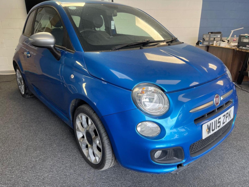 2015 Fiat 500 1.2 S Euro 6 (s/s) 3dr in Blue — image 1