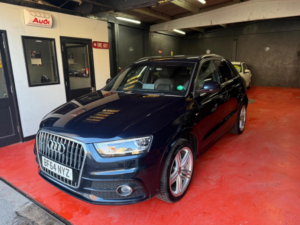 2014 Audi Q3 2.0 Tdi S Line Plus S Tronic Quattro Euro 5 (s/s) 5dr in Blue — image 3
