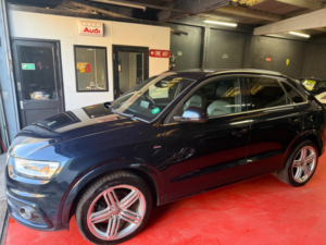 2014 Audi Q3 2.0 Tdi S Line Plus S Tronic Quattro Euro 5 (s/s) 5dr in Blue — image 4