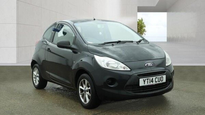 2014 Ford Ka 1.2 Studio Connect Euro 5 (s/s) 3dr in Black — image 1