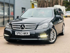 2013 Mercedes-Benz C Class 2.1 C220 Cdi Amg Sport Plus G-Tronic+ Euro 5 (s/s) 4dr in Black — image 3