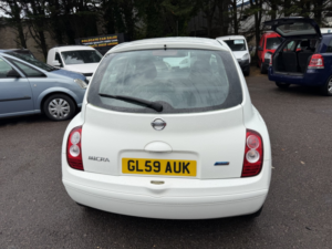 2009 Nissan Micra 1.2 16v Visia in White — image 3