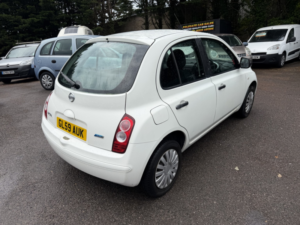 2009 Nissan Micra 1.2 16v Visia in White — image 6