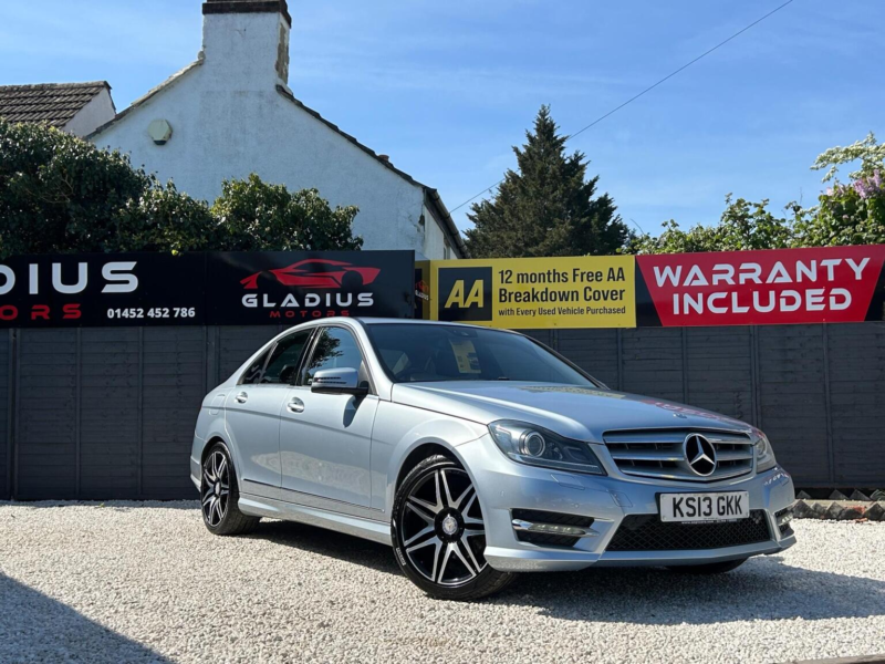 2013 Mercedes-Benz C Class 2.1 C220 Cdi Blueefficiency Amg Sport Plus G-Tronic+ Euro 5 (s/s) 4dr in Silver — image 1