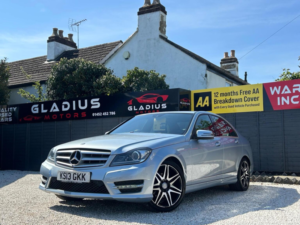 2013 Mercedes-Benz C Class 2.1 C220 Cdi Blueefficiency Amg Sport Plus G-Tronic+ Euro 5 (s/s) 4dr in Silver — image 3