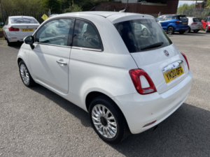 2020 Fiat 500 1.2 1.2 69hp Lounge in White — image 3