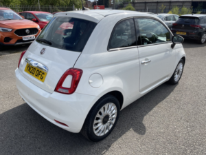2020 Fiat 500 1.2 1.2 69hp Lounge in White — image 6