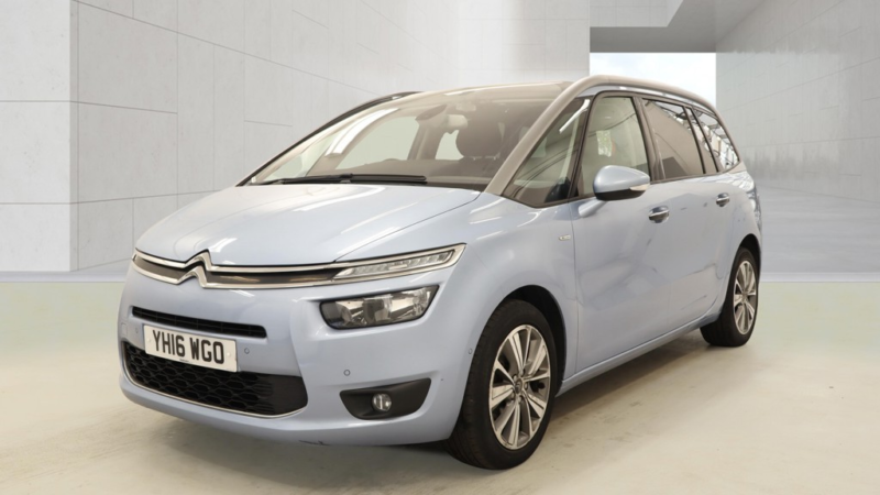 2016 Citroen Grand C4 Picasso 1.6 Bluehdi Exclusive+ Automatic Diesel 7 Seater Blue 5dr Lowtax+panroof+satnav in Blue — image 1