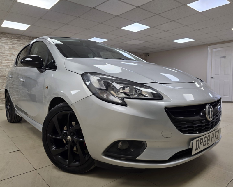 2018 Vauxhall Corsa 1.4i Ecotec Sri Vx Line Nav Black Hatchback 5dr Petrol Manual Euro 6 (90 Ps) in Multicolour — image 1
