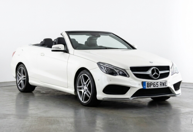 2016 Mercedes-Benz E-Class 2.1 E220 Bluetec Amg Line Cabriolet 2dr Diesel G-Tronic+ Euro 6 (s/s) (177 Ps) in White — image 1
