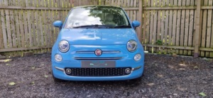 2017 Fiat 500 1.2 Lounge Euro 6 (s/s) 3dr in Blue — image 2