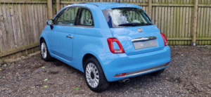 2017 Fiat 500 1.2 Lounge Euro 6 (s/s) 3dr in Blue — image 5