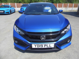 2019 Honda Civic 1.0 Vtec Turbo Ex Euro 6 (s/s) 5dr in Blue — image 2