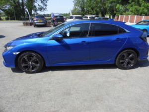 2019 Honda Civic 1.0 Vtec Turbo Ex Euro 6 (s/s) 5dr in Blue — image 5
