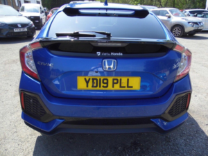 2019 Honda Civic 1.0 Vtec Turbo Ex Euro 6 (s/s) 5dr in Blue — image 6