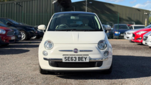 2014 Fiat 500 1.2 Lounge Euro 6 (s/s) 3dr in White — image 2