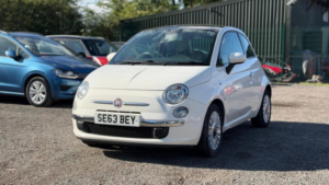 2014 Fiat 500 1.2 Lounge Euro 6 (s/s) 3dr in White — image 3