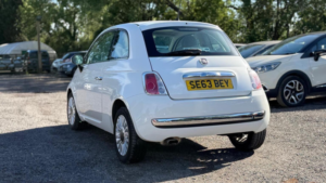 2014 Fiat 500 1.2 Lounge Euro 6 (s/s) 3dr in White — image 4