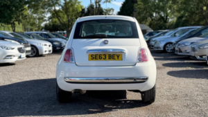 2014 Fiat 500 1.2 Lounge Euro 6 (s/s) 3dr in White — image 5