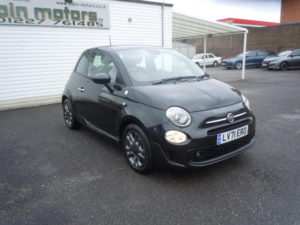 2021 Fiat 500 1.0 Mhev Hey Google Euro 6 (s/s) 3dr in Black — image 2
