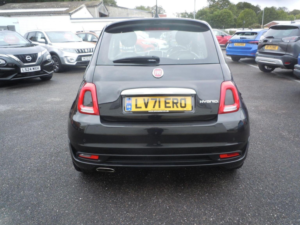 2021 Fiat 500 1.0 Mhev Hey Google Euro 6 (s/s) 3dr in Black — image 6