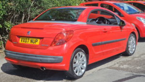 2007 Peugeot 207 Cc 1.6 Thp Gt in Red — image 3