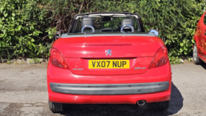 2007 Peugeot 207 Cc 1.6 Thp Gt in Red — image 4