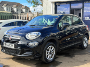 2016 Fiat 500x 1.6 E-Torq Pop Euro 6 5dr in Black — image 3
