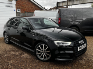 2018 Audi A3 1.5 Tfsi Cod Black Edition Sportback S Tronic Euro 6 (s/s) 5dr in Black — image 4