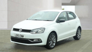 2015 Volkswagen Polo 1.2 Tsi Bluemotion Tech Se Design DSG Euro 6 (s/s) 5dr in White — image 4