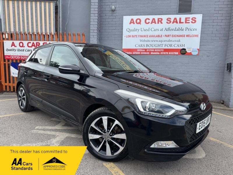 2015 Hyundai I20 1.4 Crdi Premium Euro 6 5dr in Black — image 1