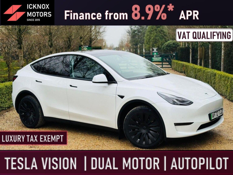 2022 Tesla Model Y (dual Motor) Long Range Auto 4wde 5dr in White — image 1